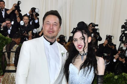 Elon Musk y Grimes en la Met Gala 2018