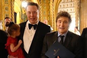 Elon Musk y Javier Milei