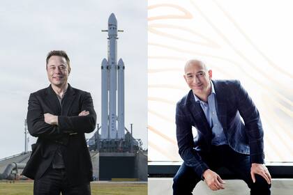 Elon Musk y Jeff Bezos son los empresarios multimillonarios que, de acuerdo con especialistas, más han visto afectada su fortuna en el arranque de año con la inflación creciente y la volatilidad de los mercados