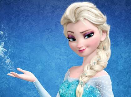 Elsa de la película Frozen es el personaje con el que Anya sueña desde siempre
