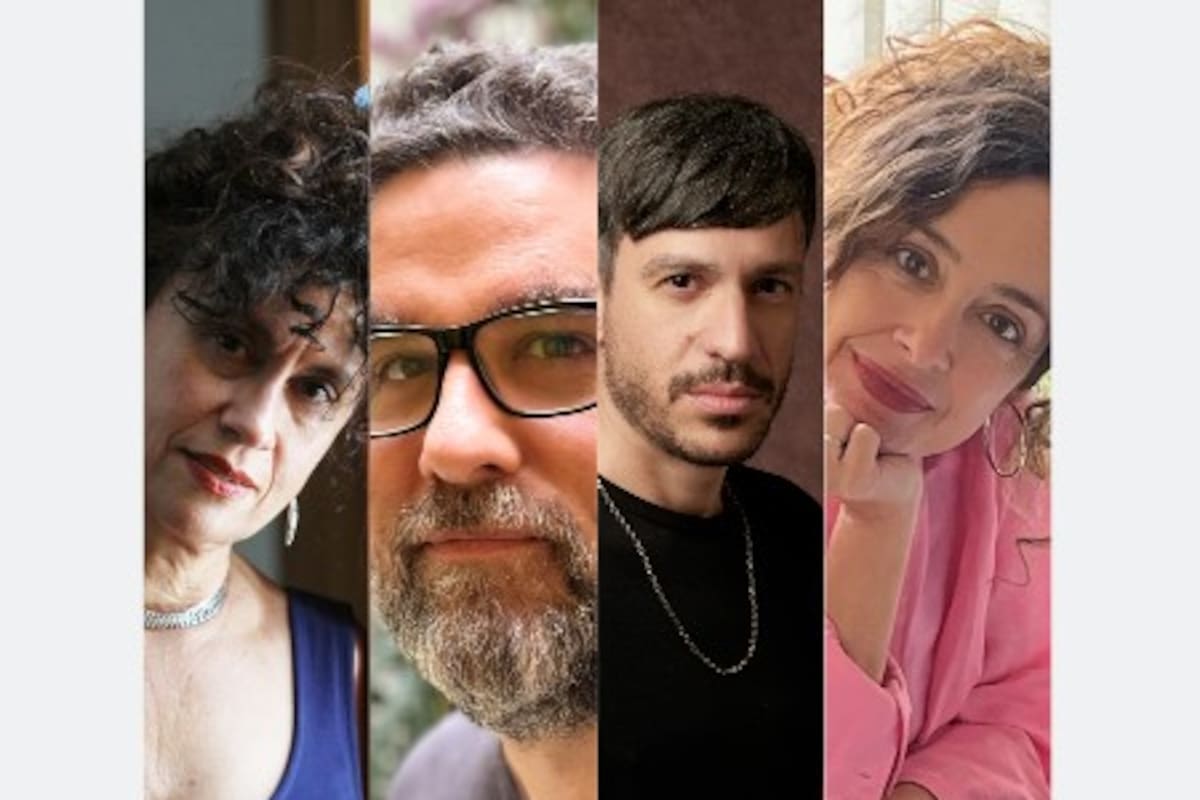 Elsa Drucaroff, Roque Larraquy, Enzo Maqueira y Ana Gallego Cuiñas