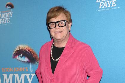 Elton John, en la noche inaugural de Broadway de Tammy Faye, en Nueva York, hace unos meses