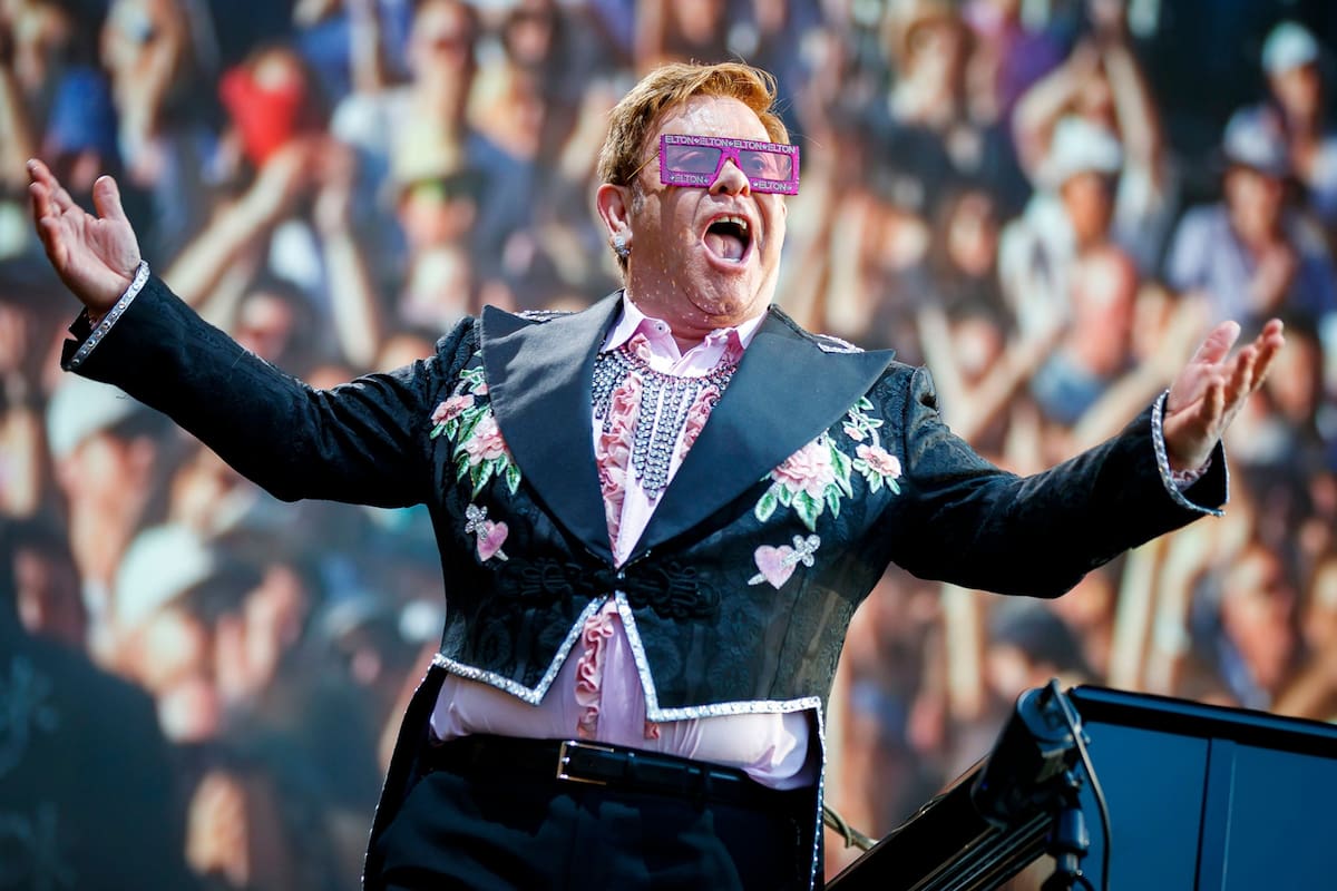 Elton John en vivo en Suiza, junio de 2019