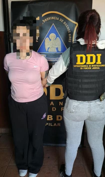 Eluney, al momento de la detención
