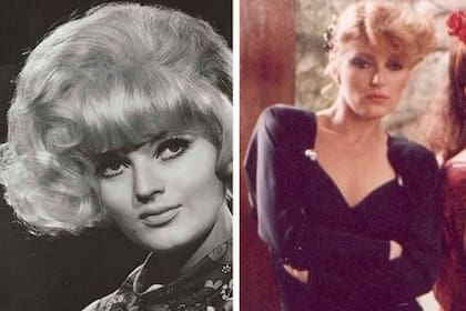 Elvia Andreoli, en los 70; y en los años 80, cuando fue su pleno apogeo