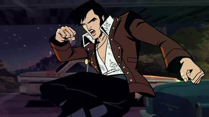 Elvis animado para la nueva serie de Netflix.