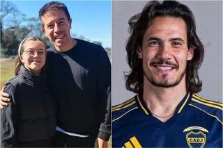 El gesto de Edinson Cavani con la hija de un periodista a la que le salvó la vida