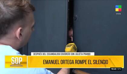 Emanuel Ortega intentó esquivar a la prensa pero, esta semana, tuvo que hablar ante la insistencia de los cronistas