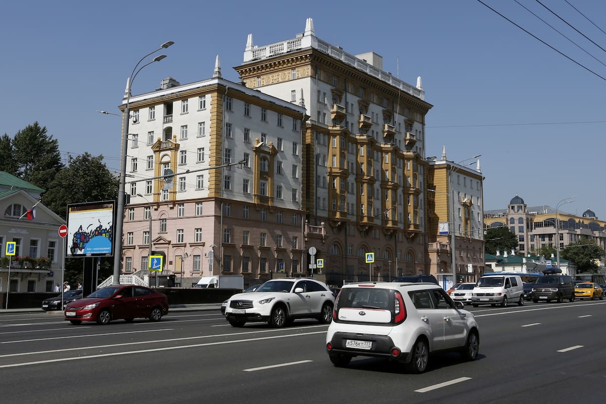 Embajada de Estados Unidos en Moscú.