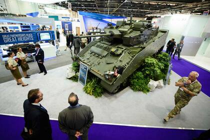 La feria de armas de Defensa y Equipos de Seguridad Internacional, en Londres (Archivo)