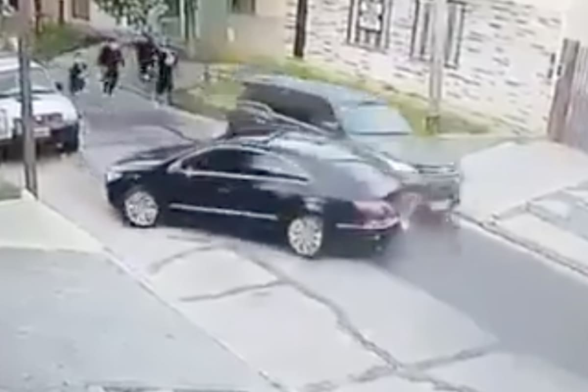 Emboscada y escape a toda velocidad en Tres de Febrero