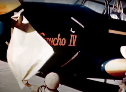 Emerge el nombre de ‘El Gaucho IV’ al ser descubierto por el príncipe Harald. (Archivo C. Meunier).
