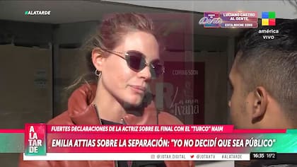 Emilia Attias habló frente a cámara y contó su verdad tras la separación con el Turco Naim