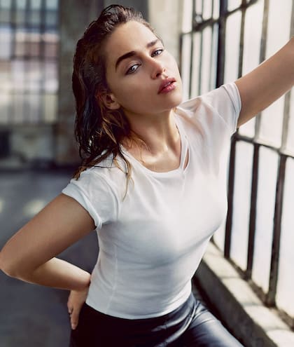 Emilia Clarke en Nueva York, en abril