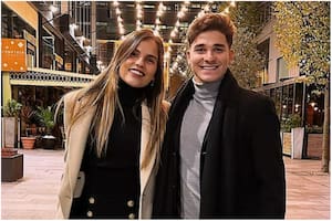 Emilia Ferrero acompañó a Julián Álvarez a Londres y se sacó fotos en dos lugares icónicos