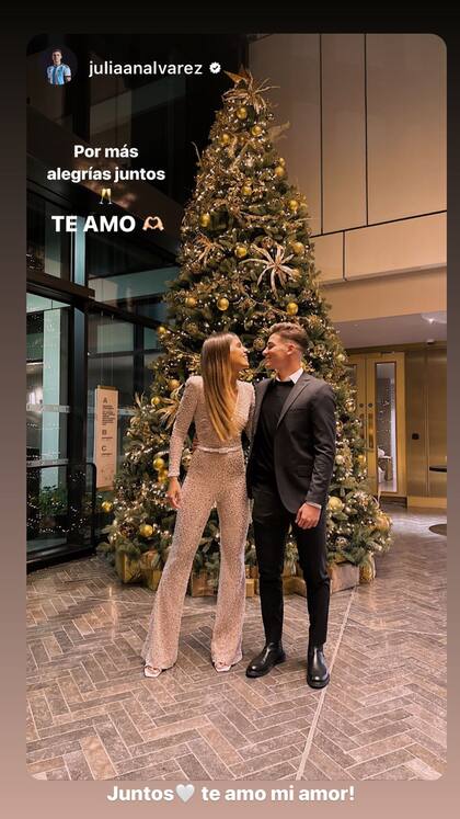 Emilia Ferrero reposteó la imagen de Julián Álvarez y reafirmó que su pareja sigue vigente a pesar de los rumores de separación