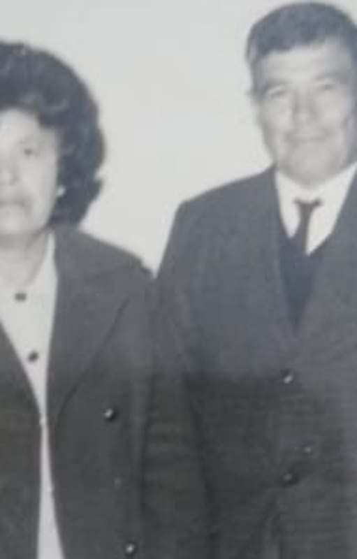 Emilia, junto al amor de su vida, Florencio Maciel