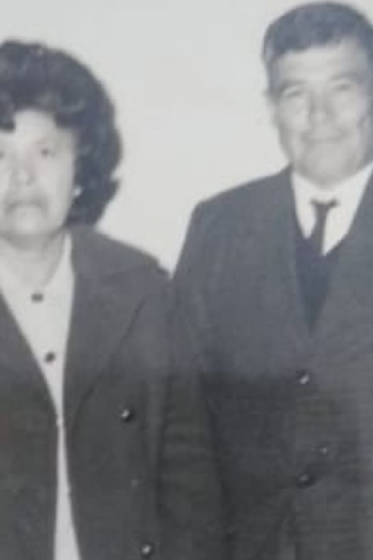 Emilia, junto al amor de su vida, Florencio Maciel