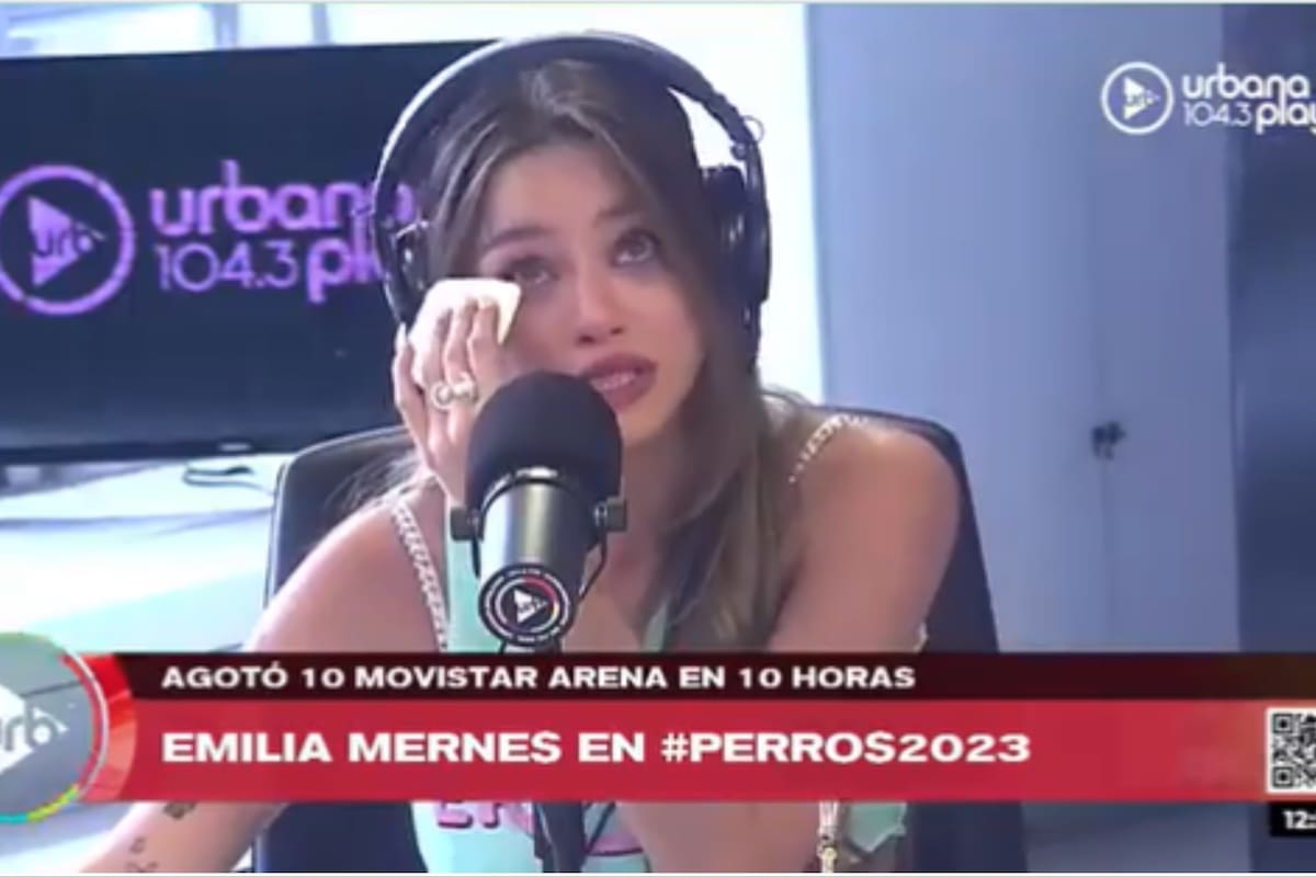 Emilia Mernes no pudo contener la emoción al hablar de algo muy especial (Foto: captura)