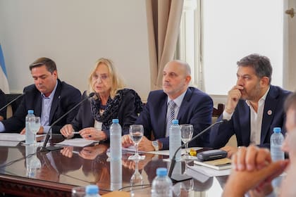 Emiliano Balbín, Hilda Kogan, Alexis Guerrera y Carlos Bianco, en la Cámara de Diputados de la provincia de Buenos Aires.