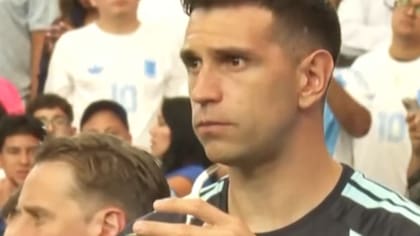 Emiliano "Dibu" Martínez se mostró con un mate que llamó la atención