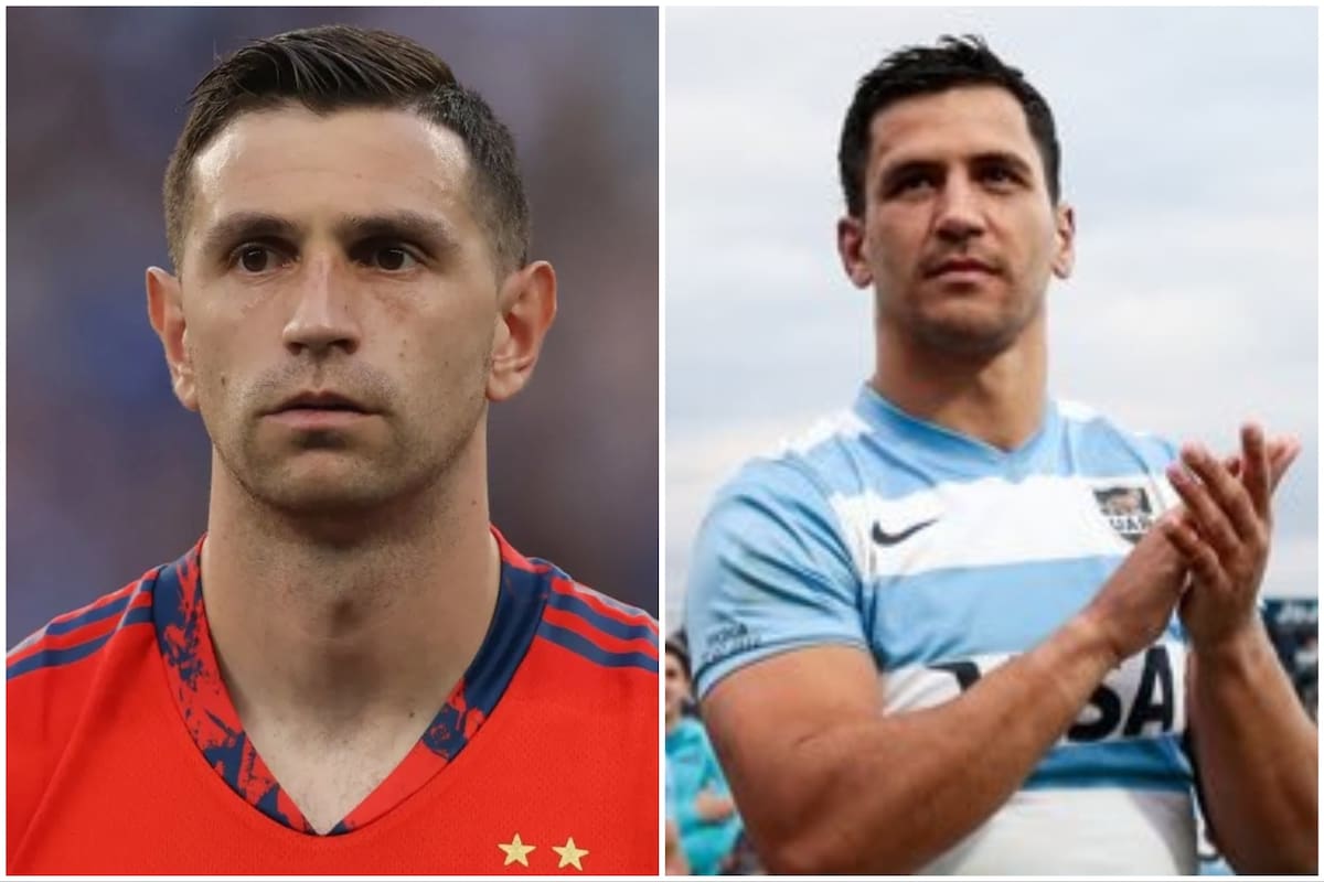 Emiliano Martínez felicitó a Matías Moroni por la clasificación de Los Pumas a la semifinal del Mundial de Francia