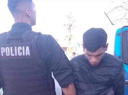 Emiliano Miguel González, detenido por el asesinato del motociclista Carlos Coronel