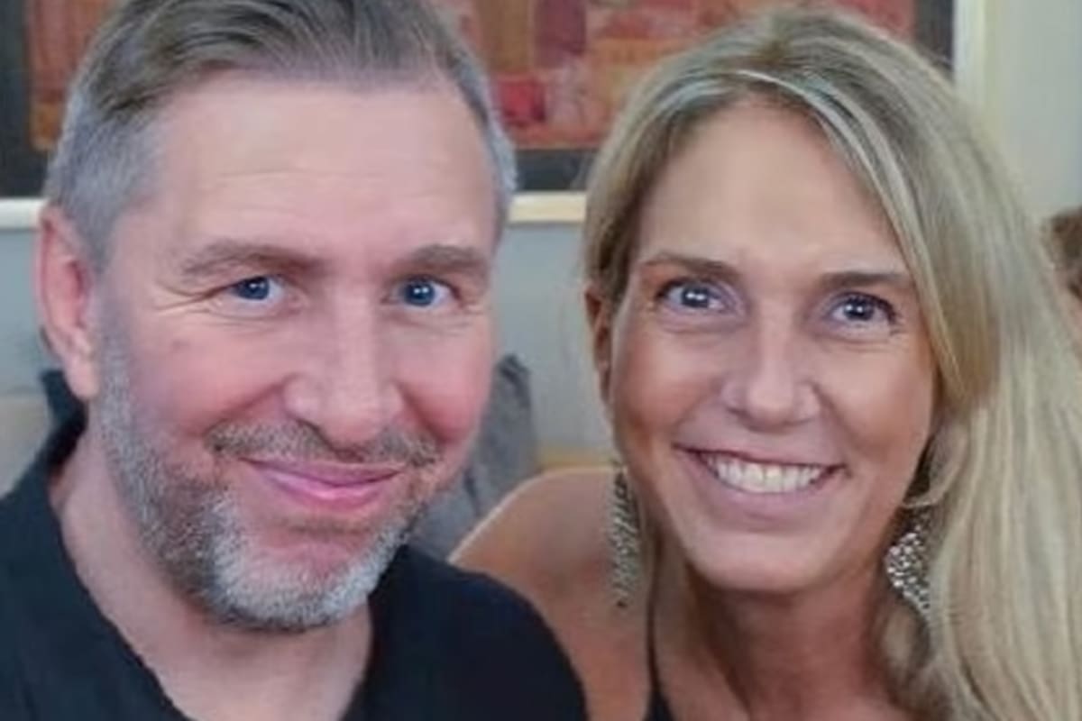 Emiliano Pinsón y su nueva novia, Laura