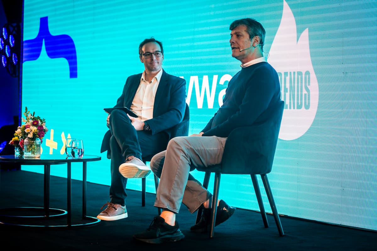 Emiliano Porciani, CBO de Payway y Mario Pergolini.