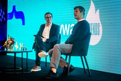 Emiliano Porciani, CBO de Payway y Mario Pergolini.