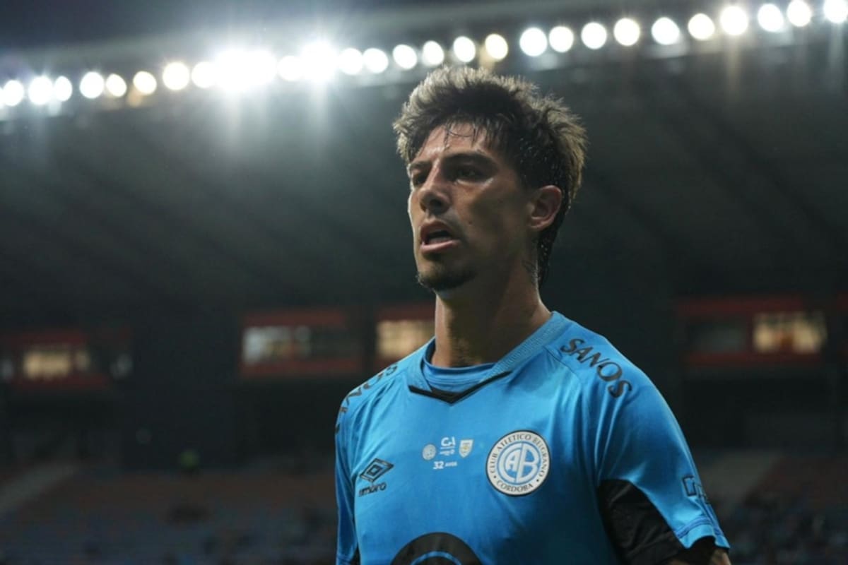 Emiliano Rigoni pelea por un lugar en el once inicial de Belgrano en el duelo de cuartos frente a Unión