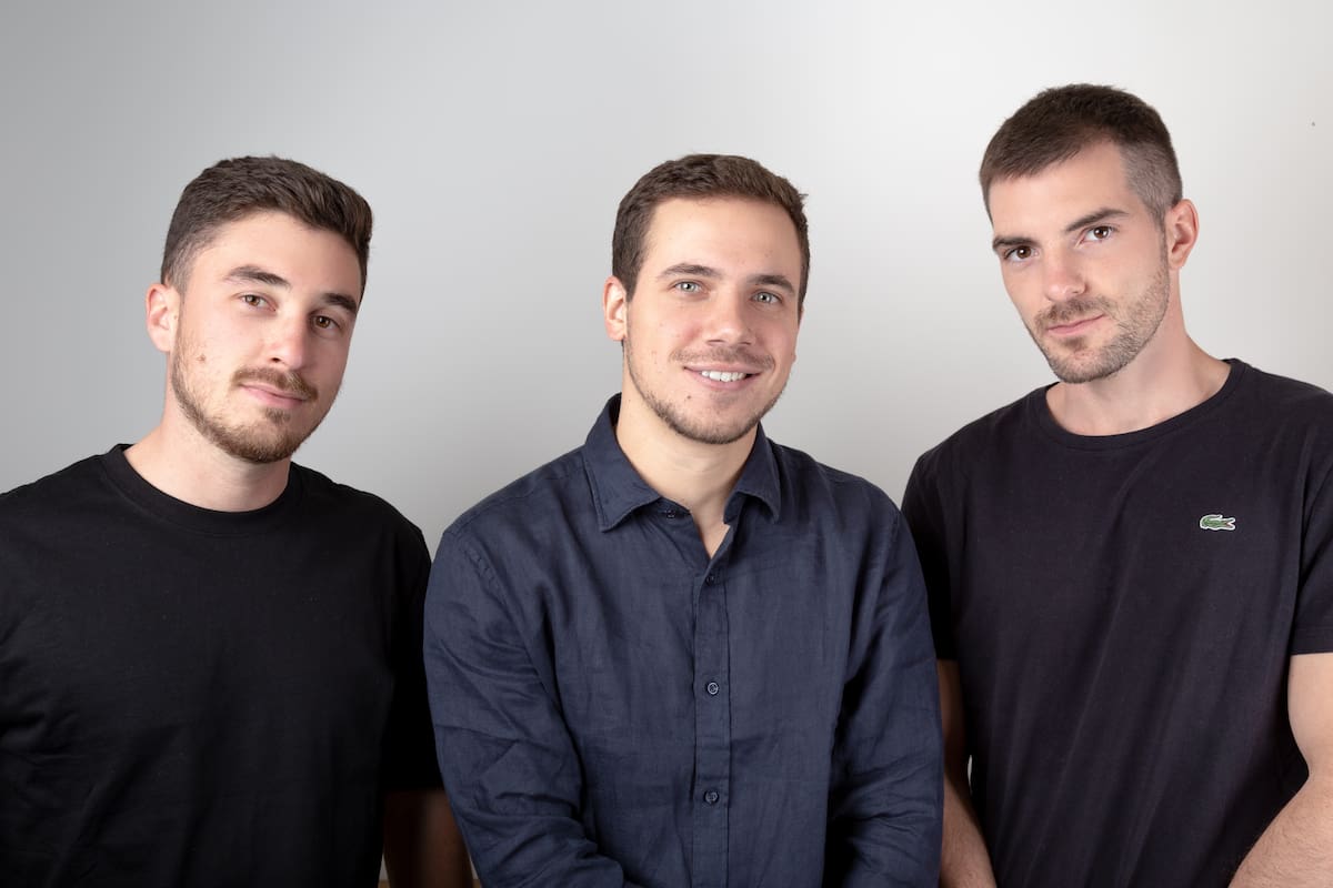 Emiliano Segura, Agustín Novillo Saravia y Juan Altamirano, los creadores de la empresa.