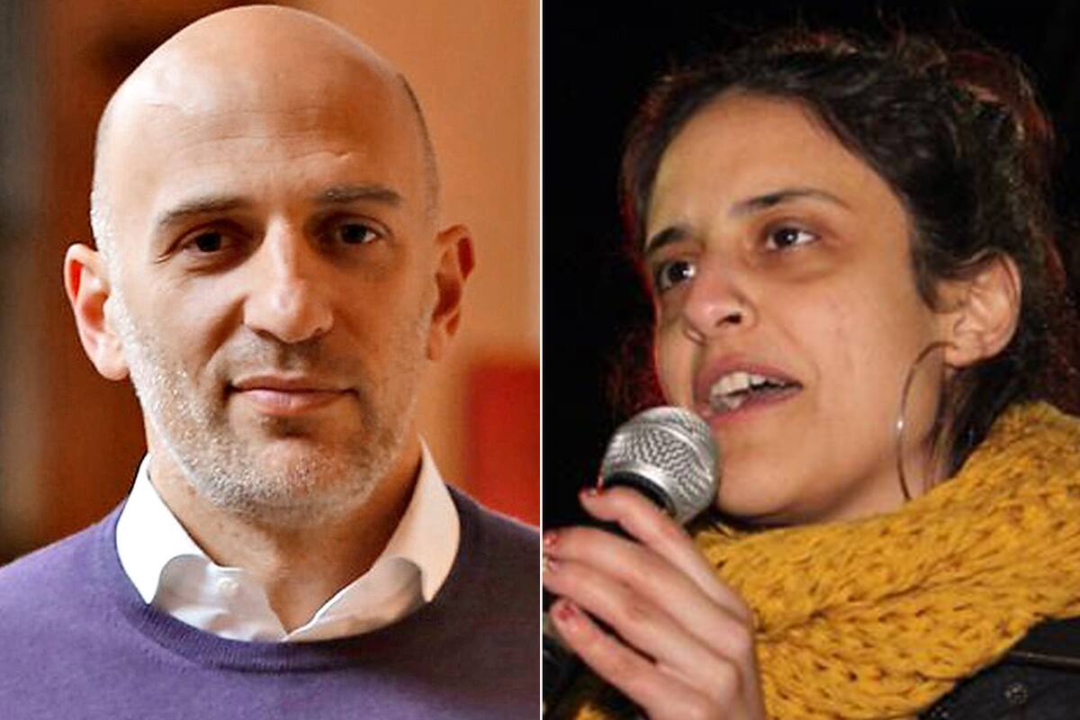 Emiliano Yacobitti y Lucía Cámpora