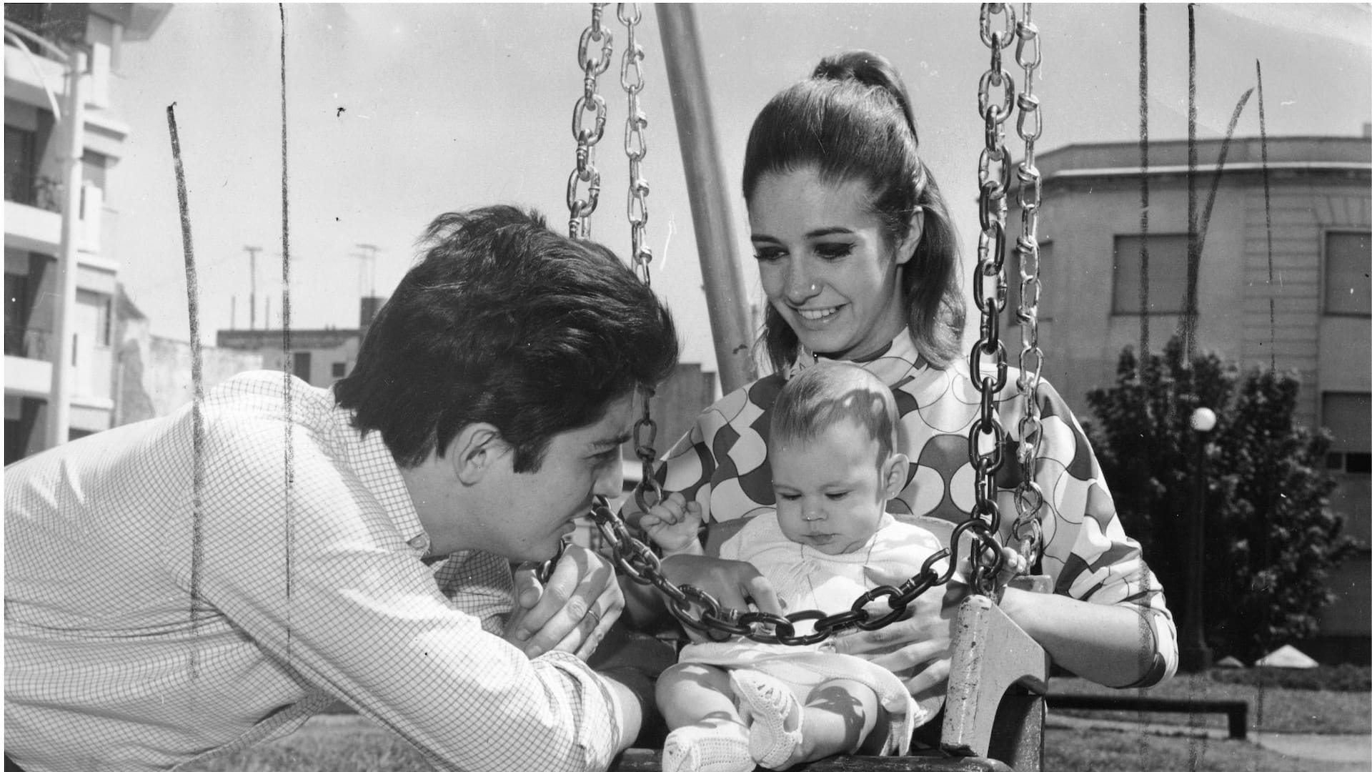 Emilio Comte y Silvia Merlino con su hija Karina
