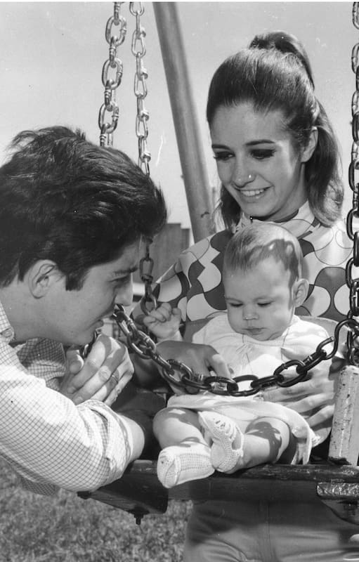 Emilio Comte y Silvia Merlino con su hija Karina