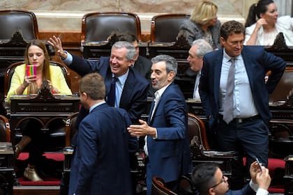 Emilio Monzó, Nicolás Massot y Florencio Randazzo, parte de los legisladores que componen los bloques dialoguistas