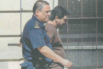 Emilio Quiroz en su período detenido, a fines de 2006