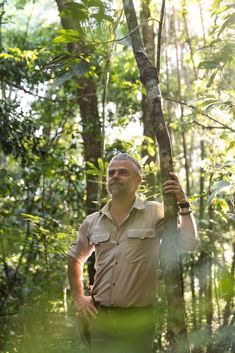 Emilio White se crió en un campo de la provincia de Buenos Aires y siempre se interesó por la naturaleza.