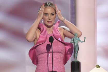 Emily Blunt ganó por su papel en Un lugar en silencio y compensó en parte su ausencia en los Oscar