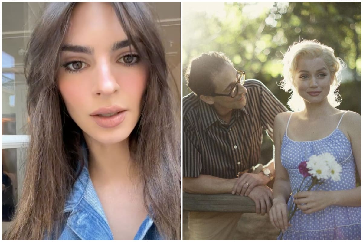 Emily Ratajkowski criticó la película Blonde, protagonizada por Ana de Armas y dirigida por Andrew Dominik
