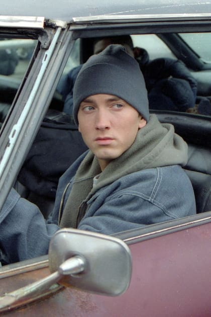 Eminem en una escena de 8 Mile: calle de ilusiones del fallecido realizador Curtis Hanson