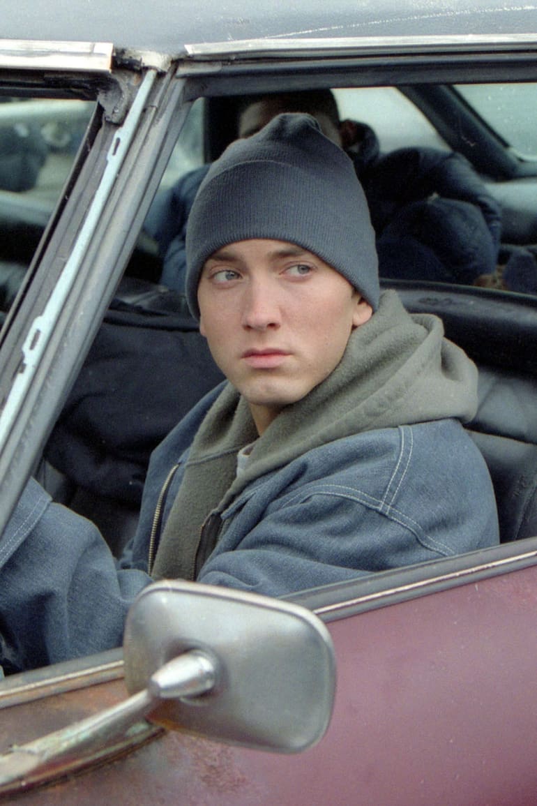 Eminem en una escena de 8 Mile: calle de ilusiones del fallecido realizador Curtis Hanson