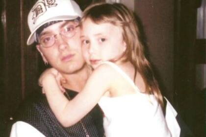 Eminem junto a su hija Hailie Scott Mathers, fruto de su relación con Kimberly Anne Scott