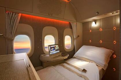 Emirates ofrece una cabina completamente privada en su Primera Clase