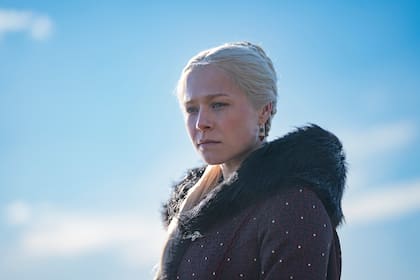 Emma D' Arcy como la princesa Rhaenyra