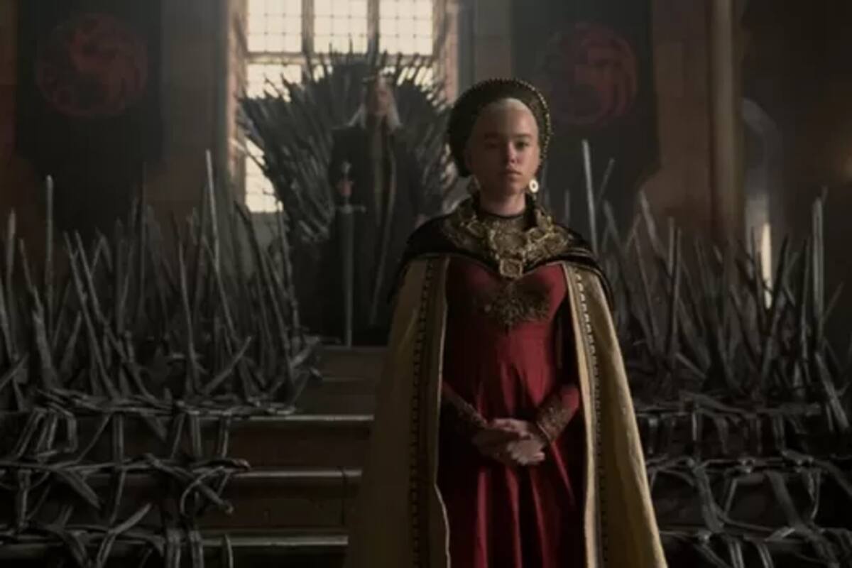 Emma D'aArcy en su rol de Rhaenyra Targaryen