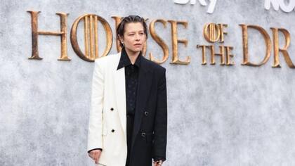 Emma D'Arcy (Reina Rhaenyra Targaryen) en el estreno en Reino Unido de la segunda temporada de House of the Dragon.