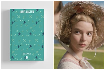 Emma, de Jane Austen, y Anya Taylor-Joy, que interpreta a la protagonista de la novela en el cine