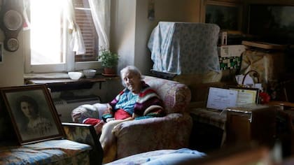 Emma fue saludada por el papa Francisco