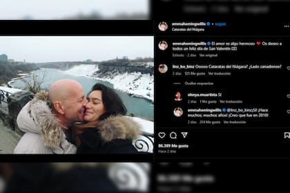 Emma Heming compartió una imagen inédita con su esposo (Foto Instagram @emmahemingwillis)